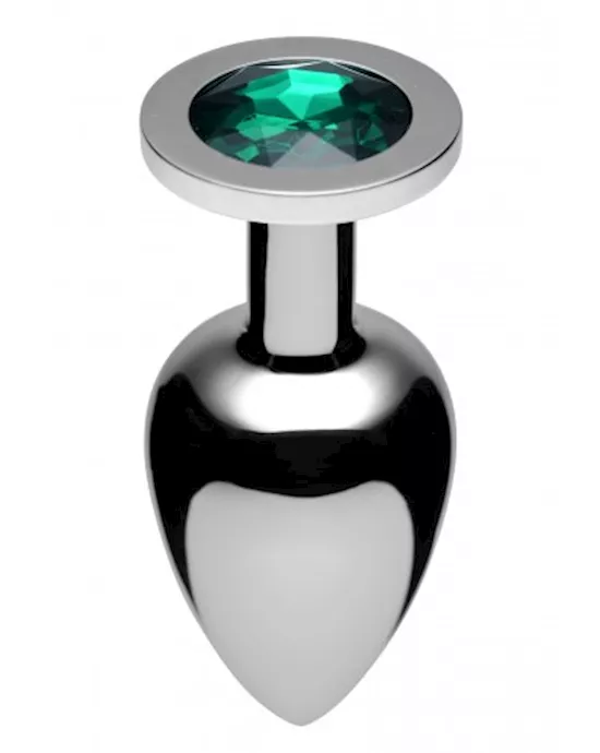 Large jewel butt plug Emerald