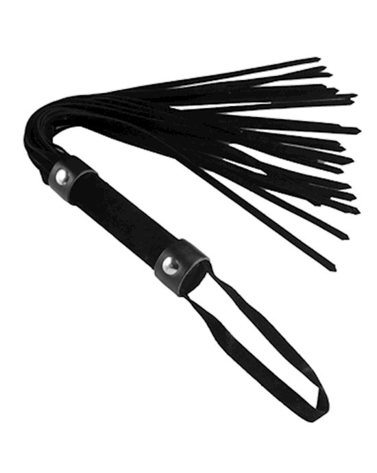 Short Suede Flogger Black