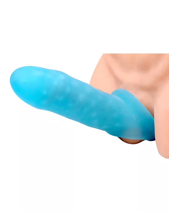 SexFlesh Blue Baller Silicone Blend XL Penis Extender
