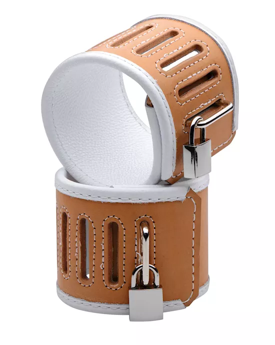 Tan Hospital Style Ankle Restraints