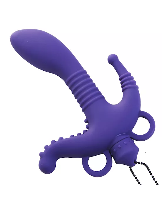3 Way Vibrating Silicone Stimulator