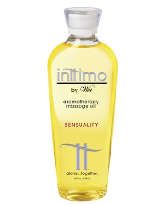 Inttimo by Wet Aromatherapy Massage and Bath Oil 8oz 240ml Sensuality