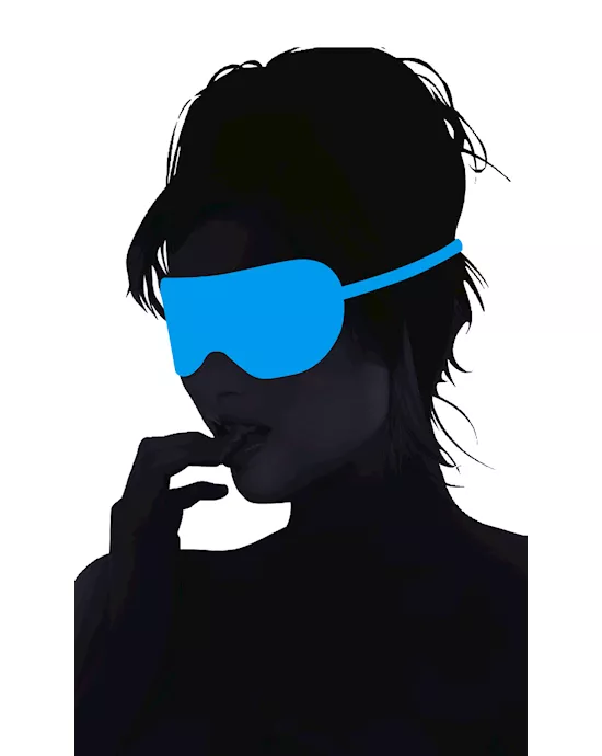 Neon Satin Love Mask