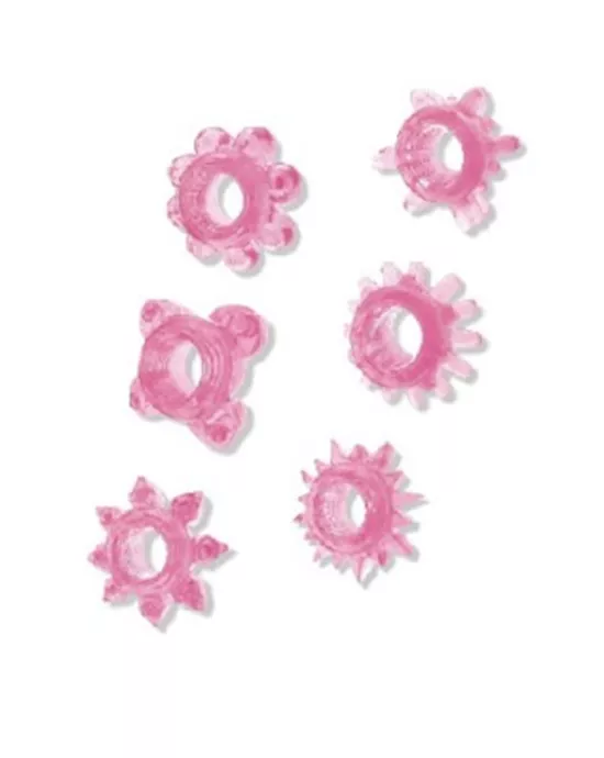6 Super Stretchy Cock Rings