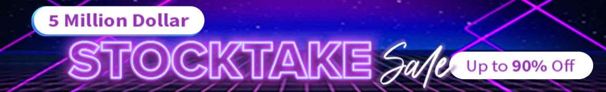 Stocktake Sale Slim Banner Desktop